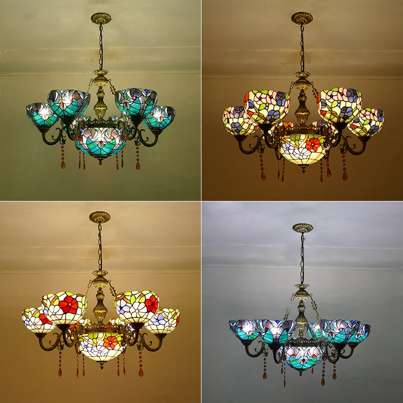 金港湾客厅欧式8+1吊灯