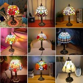 现代简约地中海田园礼品台灯卧室咖啡厅灯具温馨学生床头小夜灯饰