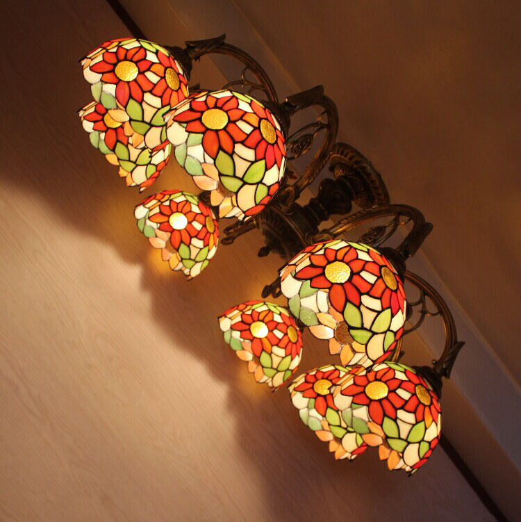 美式led主卧室地中海风吸顶灯