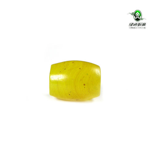 lssp/绿色石品gz270不还价 老珠散珠芒果黄老琉璃珠diy多宝珠配珠