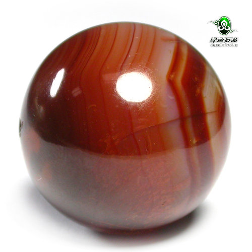 lssp/绿色石品gz3067 不还价维多利亚老红缠丝玛瑙配珠32mm大尺寸