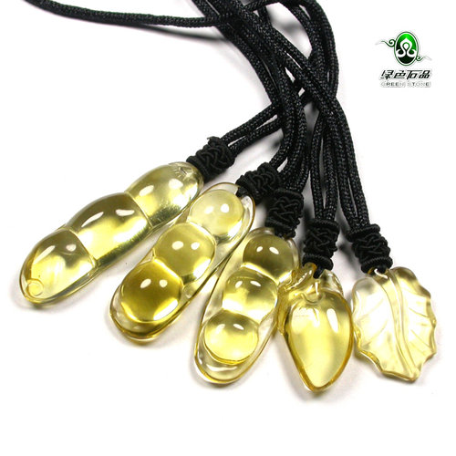 福瓜挂坠天然黄水晶不还价