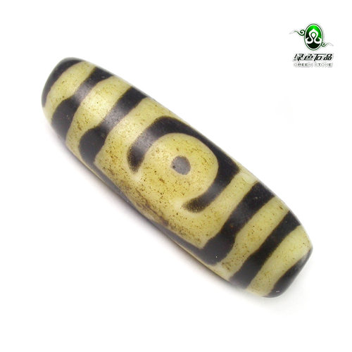 lssp/绿色石品不还价 西藏饰品三老料天珠 DIY散珠配珠as1113