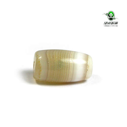 lssp/绿色石品 不还价 缠丝玛瑙天珠散珠 DIY多宝配珠as799