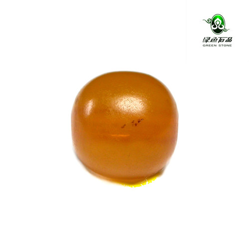 lssp/绿色石品gz3513 不还价重1.3g古董天然老蜜蜡珠手串佛珠配珠