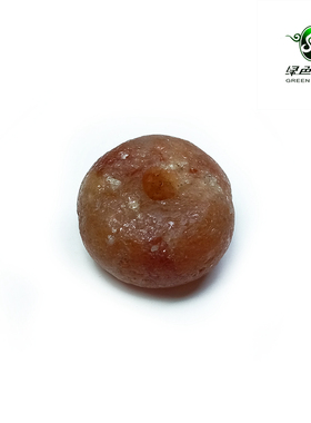 lssp/绿色石品wp151 不还价 老高古玛瑙珠 西藏大规格车轮珠配饰