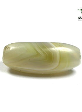 lssp/绿色石品mz1433 不还价 西藏饰品老玛瑙珠 老缠丝玛瑙DIY珠