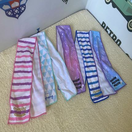 日单  凉感速干 运动 健身 瑜伽  手腕巾  头巾 尺寸 10*74特惠