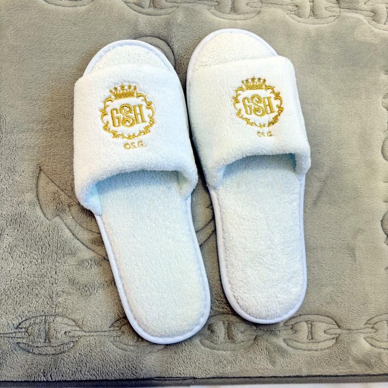 刺绣加厚一次性拖鞋酒店
