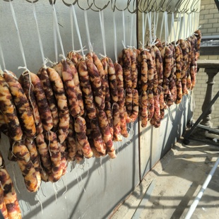 新货农家自制咸土香肠正宗黑猪肉腊肠咸味腊肠安庆太湖特产500g