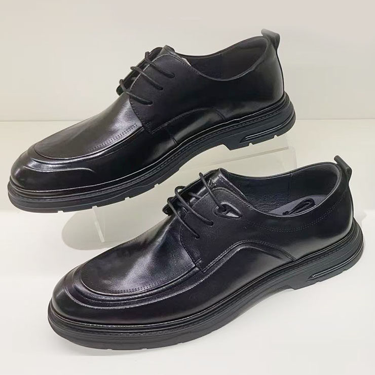 奥康男鞋2025秋正装系带牛皮皮鞋婚鞋1251211036黑1251211037棕