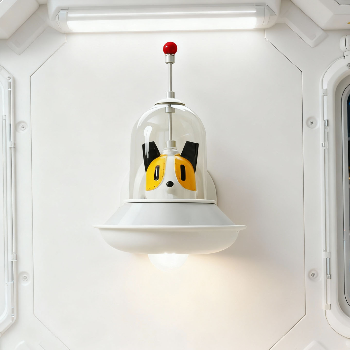 太空狗二次元卡通儿童壁灯