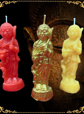 泰国特色蜡烛行走佛蜡烛