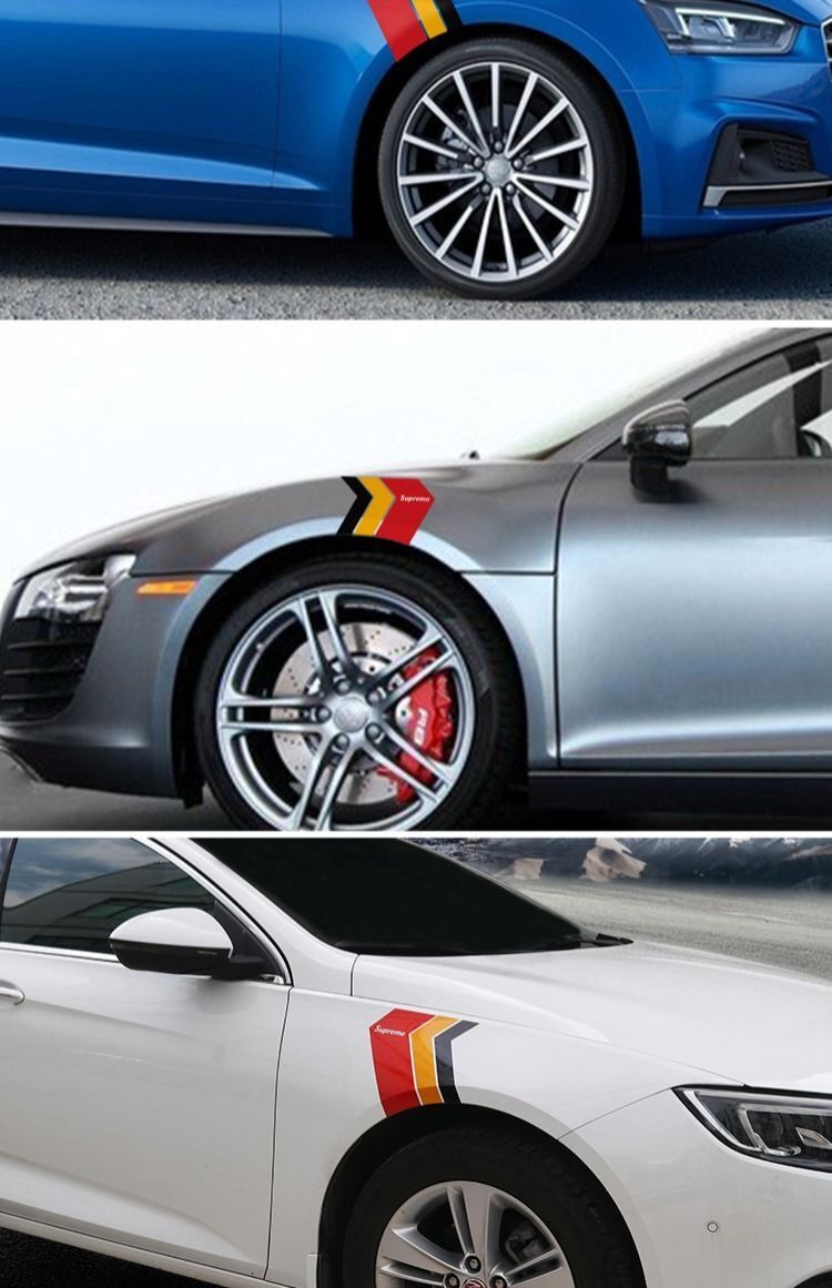 酷车汽车拉花轮眉贴纸保险柜车贴