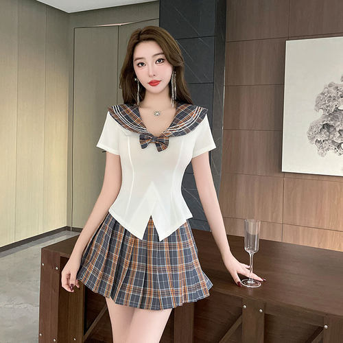 气质减龄学院风技师按摩工作服