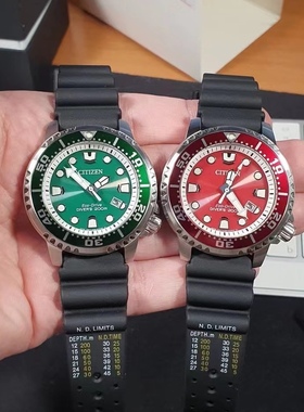 西铁城机械表NY0120-01X男表BN0158-18X光动能潜水表BN0159-15X