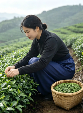 新版防水采茶围裙户外茶园防刮防刺多用裙裤摘茶耐磨围腰做饭围裙