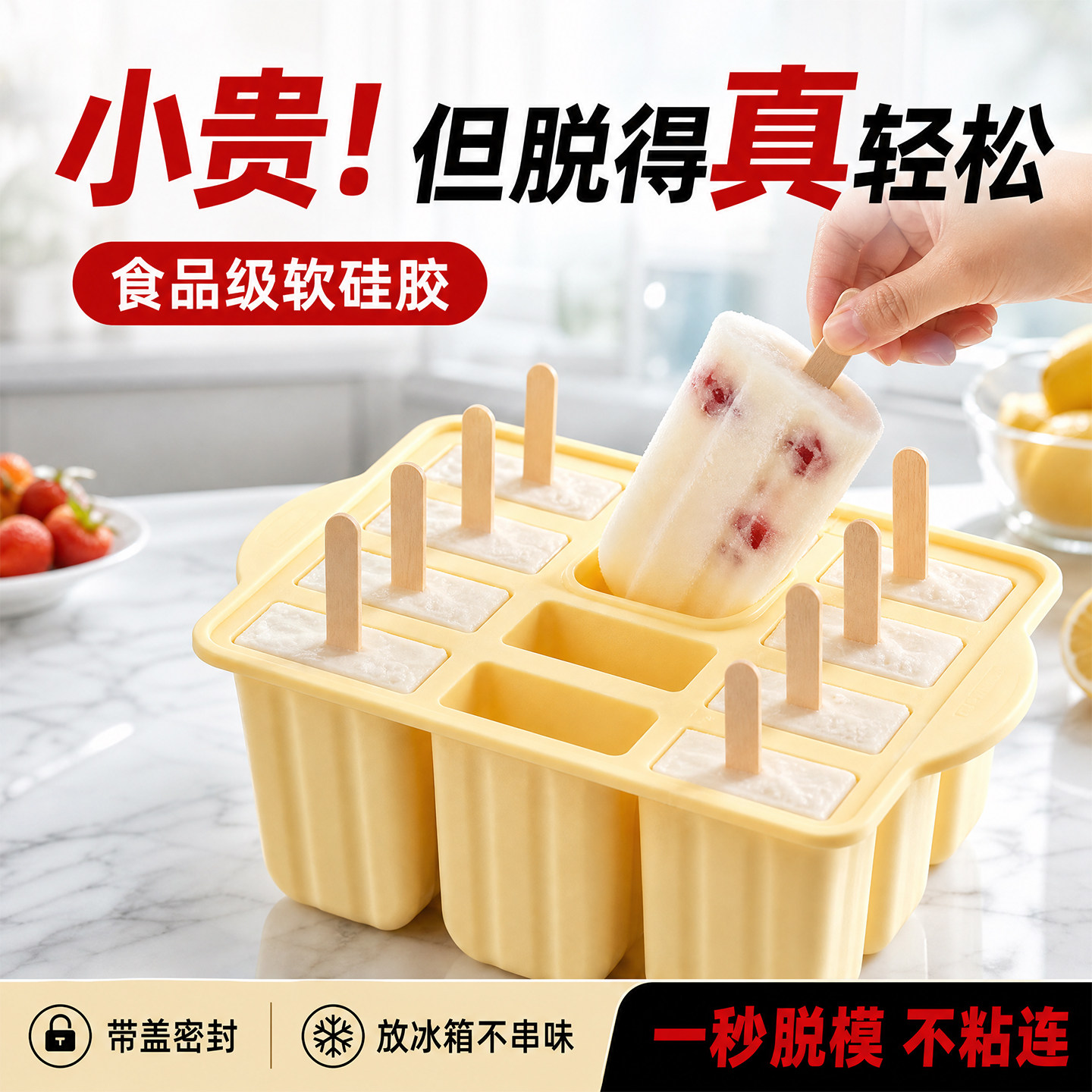 日本雪糕模具食品级家用自制冰棒冰棍冰糕DIY冰淇淋制冰2026新款