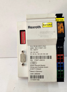 博世Rexroth R911170971-101 | R-IL PB BK DP/V1-PAC PROFI总线