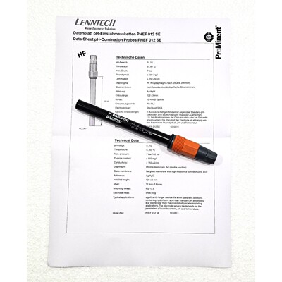 PROMINENT SENSORS DULCOTEST PHEF-012-SE PH-COMINATION PROBE