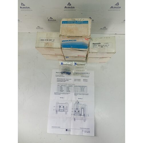 Rexroth 3340190012 Pneumatique Valvule Réparation Kit - Nou