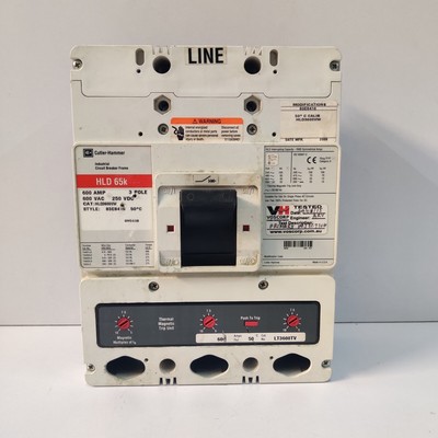Cutler-Hammer HLD3600VW 工业断路器框架 600A HLD 65K