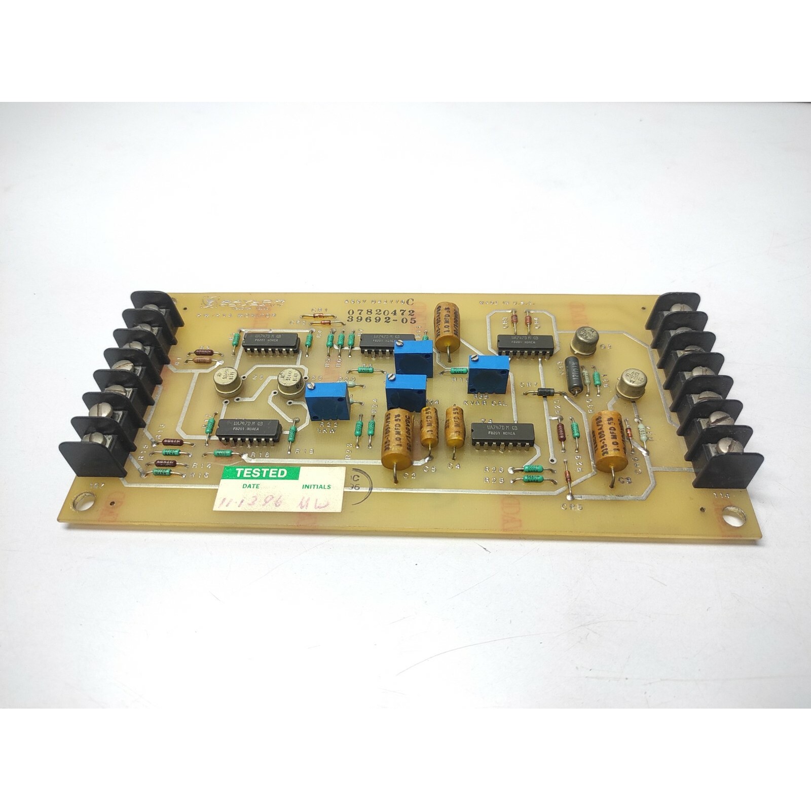Baylor D42776 Rev C Kw Kva Moniteur PCB 39692-05 D42777B