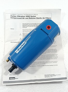 PARKER BALSTON C2002N-1B1 压缩空气过滤器容量 60 LITERS 250 P