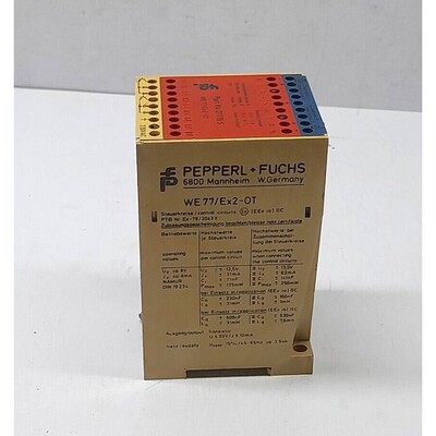 Pepperl Fuchs We77 / Ex2-ot 01776S Interruptor Amplificador