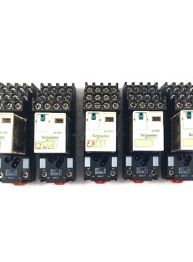 SCHNEIDER 电动 RXZE2S114M 软垫 带微型插袋 继电器 RXM4AB1BD