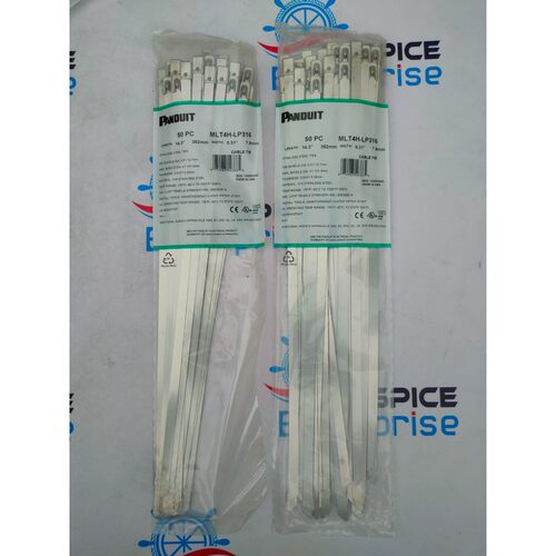 PANDUIT MLT4HLP316 143 英寸不锈钢领带 2 件装 100 件