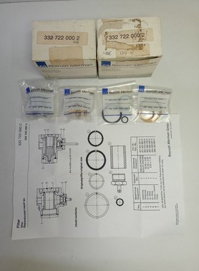 Rexroth 3327220002 Pneumatisches Ventil Reparatursatz - Neu