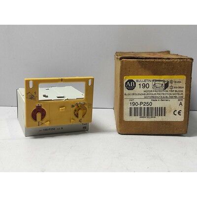 Allen Bradley 190-P250 Servo a Motor Protección Trip Bloque