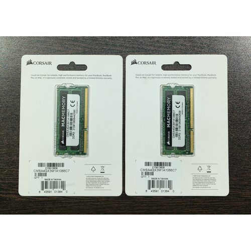 CORSAIR MACMEMORY DDR3 内存模块 CMSA4GX3M1A1066C7 适用于 Mac