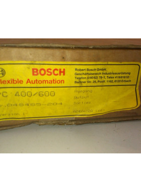 Rexroth BOSCH PC400/600 Automation Steuerkarte SPS 048485-20