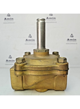 ASCO ROTE KAPPE 1'' 2-WEGE-SOLENOID-VENTIL NUR, Messing - NE