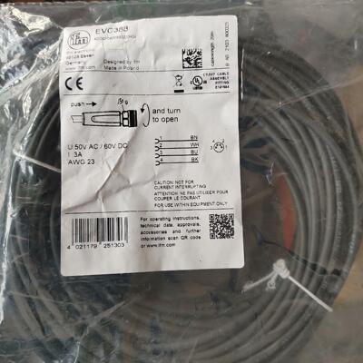 ifm连接线4芯EVC388单价120顺丰议价