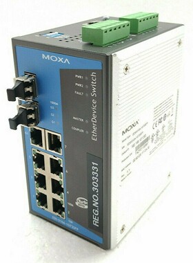 MOXA EDS ETHER 设备开关 EDS-510A-1GT2SFP REV 1.1