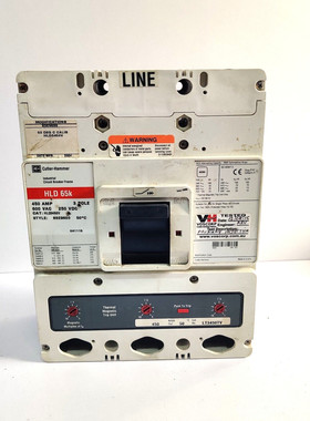 Cutler-Hammer HLD 65k HLD3450V 450 AMP 3 POLE 600 VAC 250 VD