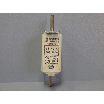 16825 - LEGRAND - 16825 / Kartusche Gr??e 0 Gi 40A 500V Used