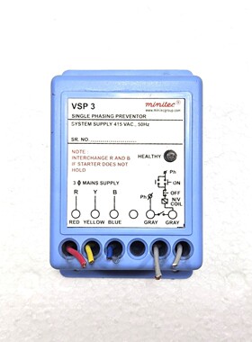 MINELEC VSP3 单相预防模块 415VAC 50HZ VSP 3