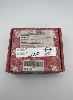CARLO GAVAZZI RN2A48D30 SEMICONDUCTOR CONTACTOR 480VAC 30A N