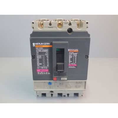 NS100H - MERLIN GERIN - NS 100H / Schaltung Breacker Used