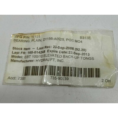 Rodamiento Hidralift 11131 Plano D1156-A0028 POS MO4