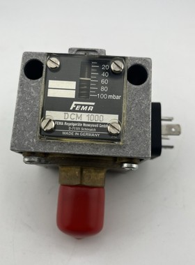 FEMA DCM 1000 PRESSURE SWITCH 250V 10-100 MBAR NEW WITHOUT B