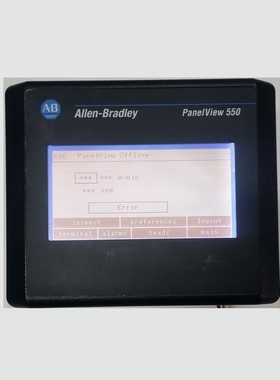 ALLEN BRADLEY  PANEIEW 550  2711T5A16L1  PANEL VIEW 2711