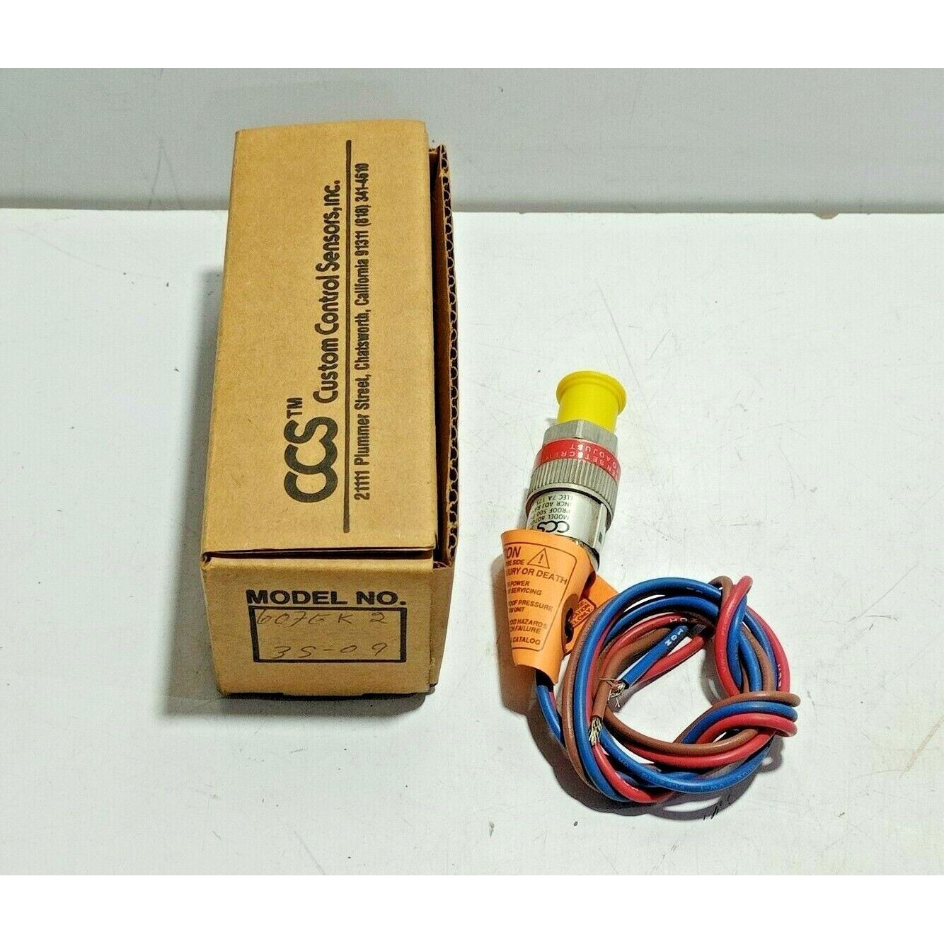 Css Custom Control System 607GK2 Interruttore Pressione a Pr