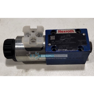 REXROTH 3WE 6 B9-62/EG24N9K4 DIRECTIONAL VALVE Pmax 350 巴 2