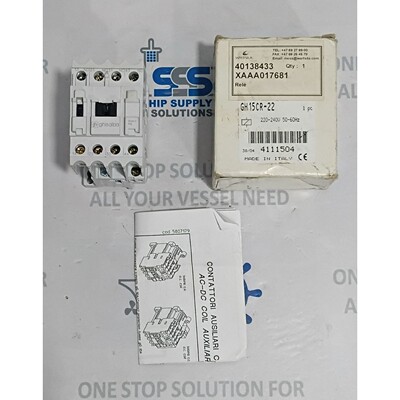 Ghisalba GH15CR 磁性接触器 10A 线圈电压 220-240V 50-60Hz