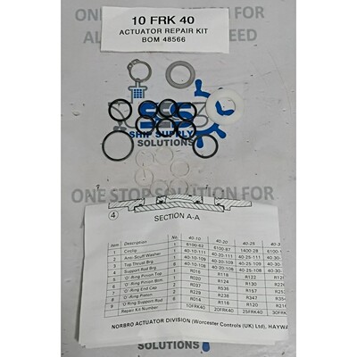 Norbro 10FRK40 执行器维修套件 适用于 40 BOM 48566